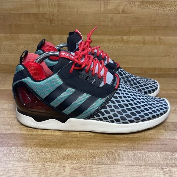 Adidas ZX 8000 Boost Mens Size 12 Running Shoes Sneakers Multi Color [B24953] - Picture 1 of 7